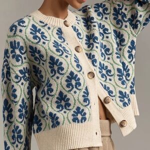 NWOT Anthropology Button Down Sweater (never been worn, SOFT).  Size: S